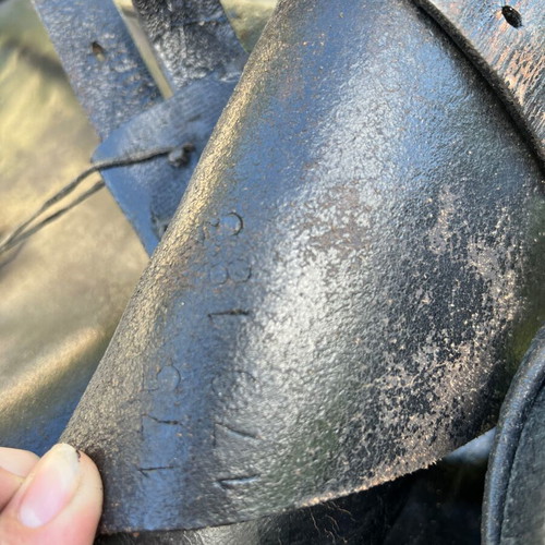 Horse Dressage Saddle leather used Macel