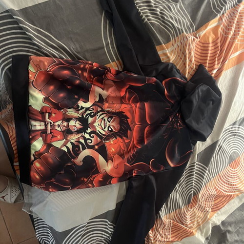 Anime One Piece Hoodie Luffy Gear 4th large, like new, black