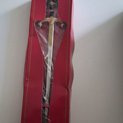 Decorative Letter Opener Sword with Box like new