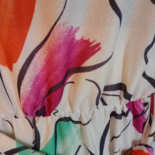 Summer dress like new, colorful, sleeveless, one size