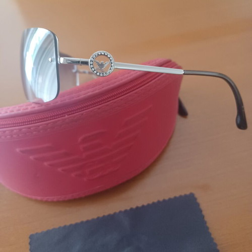 Emporio Armani sunglasses like new, gray and silver