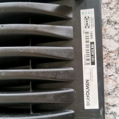 Ikea plate rack black like new, dimensions 0.36x0.28
