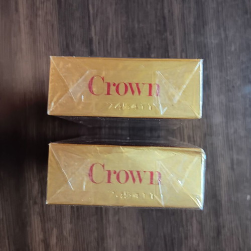 Crown collectible cigarette packs sealed, lot of 2, new