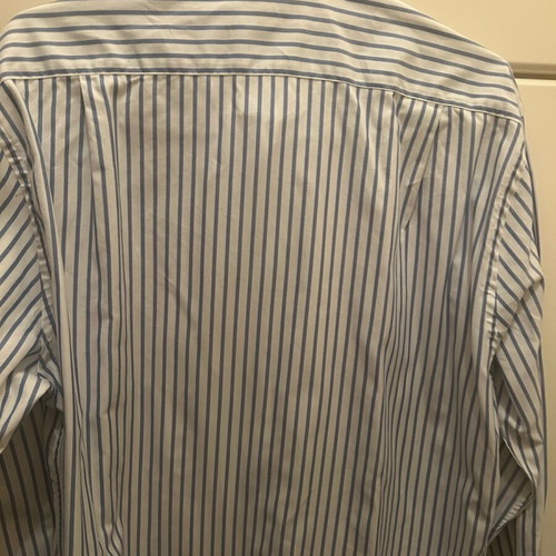 Gant shirt used, white and blue, sizes M and L