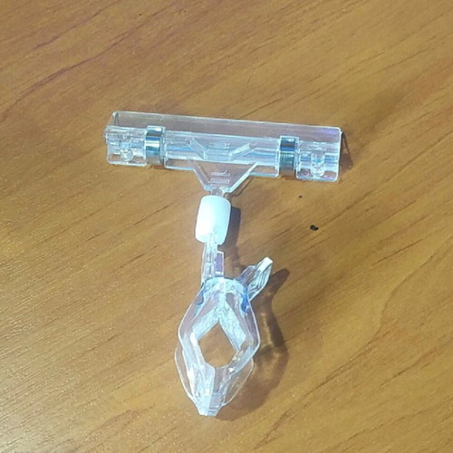 Price tag clip new with clamp
