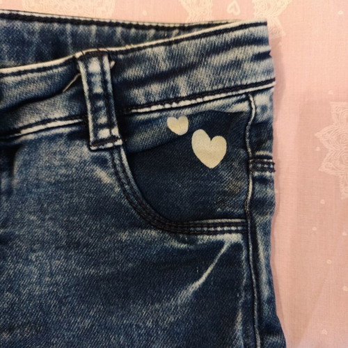 Mayoral denim shorts for girl with long denim gift