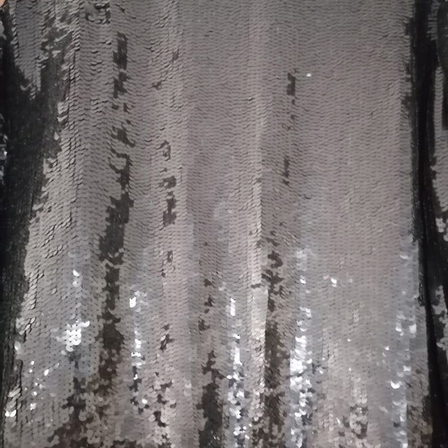 Sequin jacket new, size M-L, black