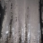 Sequin jacket new, size M-L, black