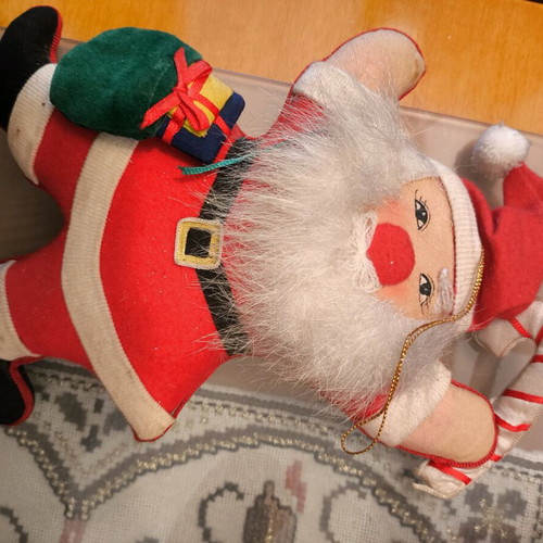 Set of plush Christmas bears like new, 20 pieces
