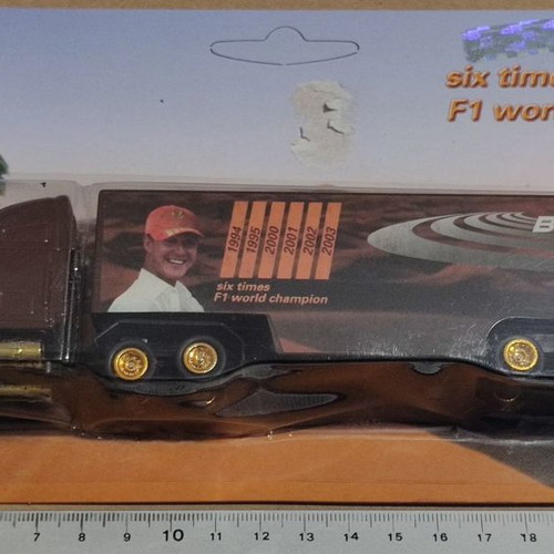 Michael Schumacher collectible truck GP Formula 1 Bahrain track new