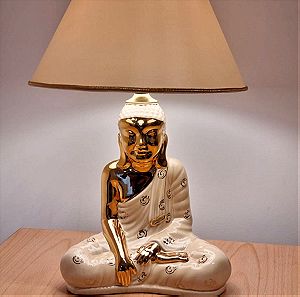 Italian Ceramic Buddha Table Lamp From Domenico Zanotto (1970s)