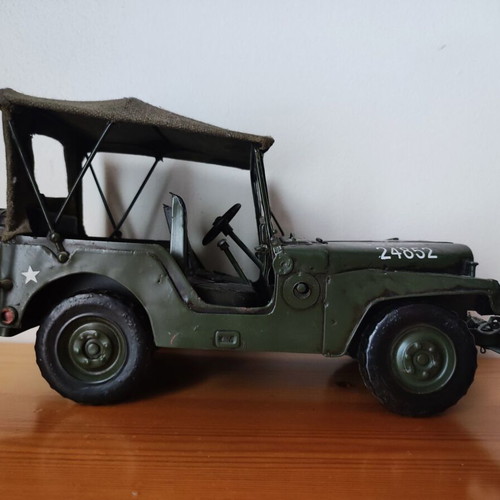 Willys MB Overland Jeep 1941 US Army military metal model