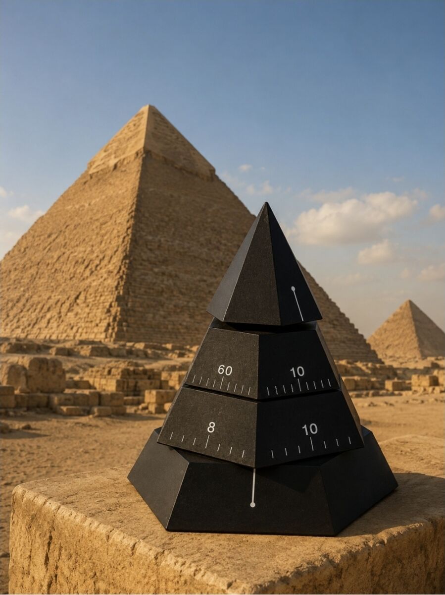 1988 Time Pyramid 4-D Design Desk Clock… - € 50,00 - Vendora.gr