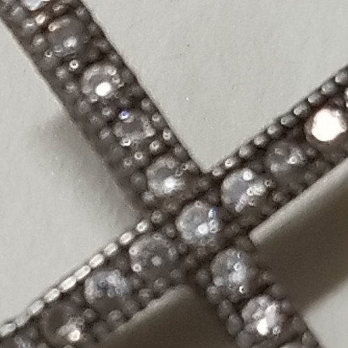 Bracelet with cross and eye used, thin