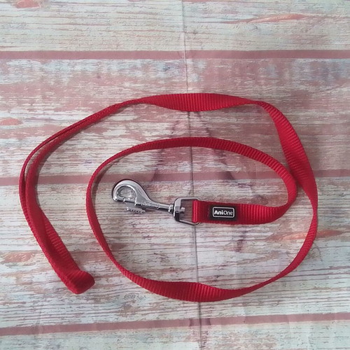 Dog leash red (AniOne) like new, length 120 cm