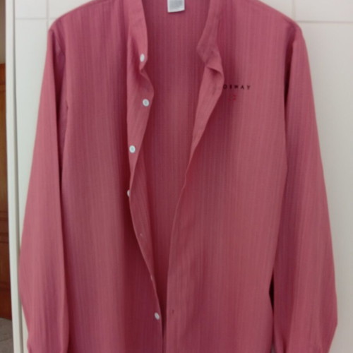 Norway men's shirt long sleeve coral, size L, new