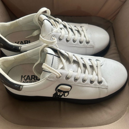 Karl Lagerfeld women's sneakers like new, size 39, white