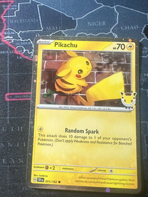 Pikachu TEF 051 Pokemon card new