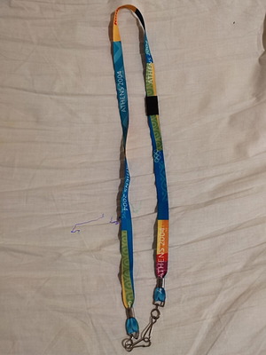Authentic Athens 2004 Olympic Games credential lanyards like new