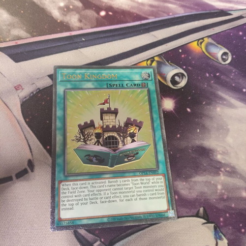 Toon Kingdom Yu-Gi-Oh card Ultimate Rare like new OP14