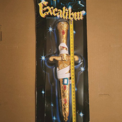 Excalibur sword new, sealed packaging