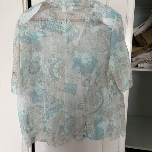 Sommerman set skirt top shirt like new, turquoise, size 50