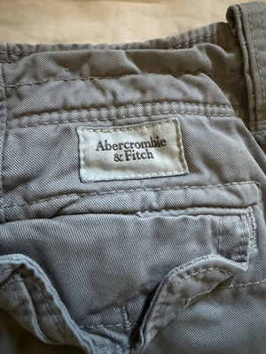 Βερμούδα Abercrombie & Fitch ανδρική, μέγεθος 31, γκρι και μπλε