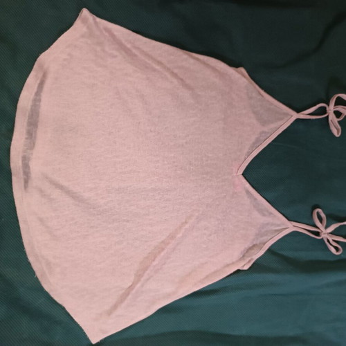Pink Woman women's tops with thin straps like new, multicolor