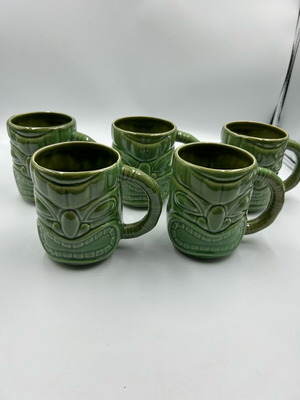 Libbey ceramic cocktail glasses set of 5 green 473 ml new