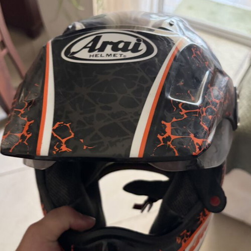 Arai KTM helmet used, size small