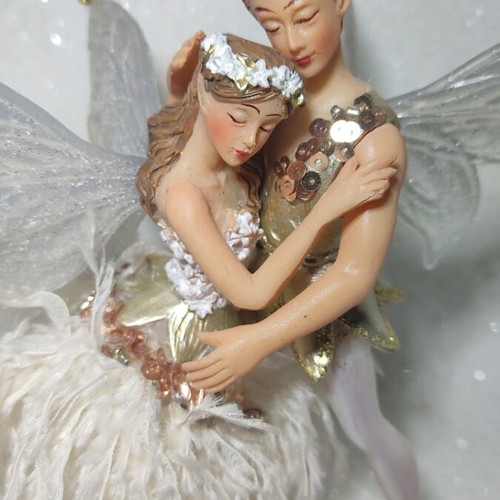 Couple hanging ornament