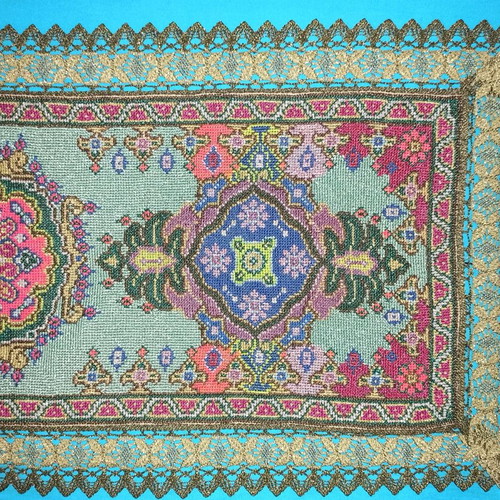 Handmade embroidery made to order, 70 x 30 cm, unique design