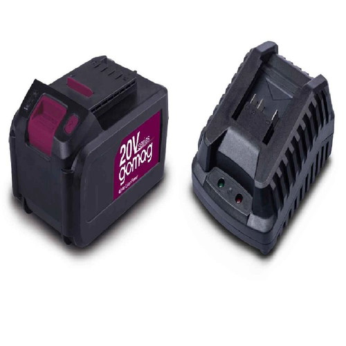 Gomag Starter-Kit 20V Charger and Battery 4.0Ah new