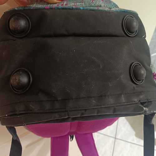 Polo Santoro school backpack with headphone port