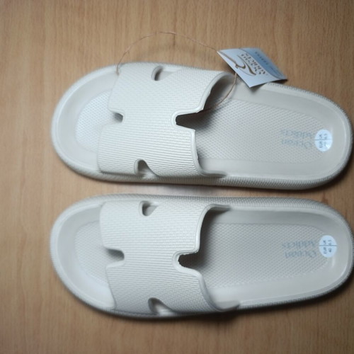Ocean Addicts Slide Sandals, beige