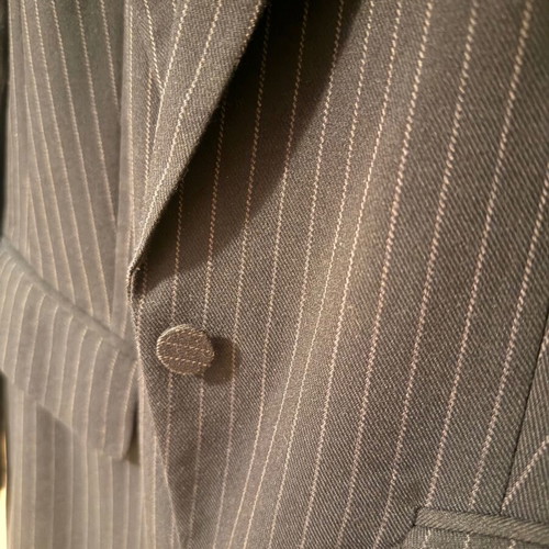 H&M blazer navy blue with white stripes size M like new