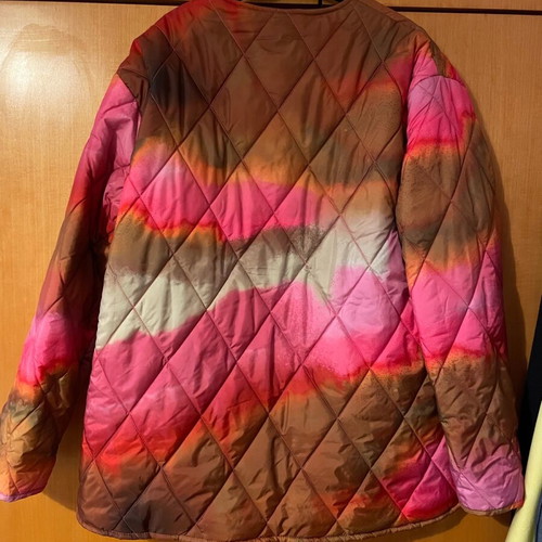 Fransa quilted jacket like new, size L plus size, multicolor