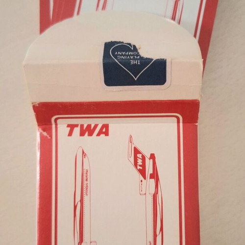 Vintage TWA Airlines playing cards like new