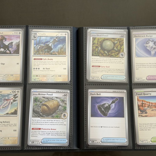 Pitch Black Pokemon card set, nearly complete, 105 base cards plus rares