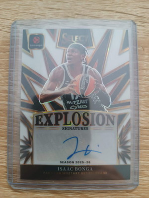 Isaac Bonga autograph card Partizan Panini Select Euroleague 2025-26