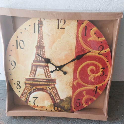 Wall clock new, 34 cm
