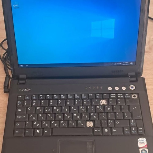 TurboX M72R 12.1'' laptop used with Windows 10 and 500GB HDD