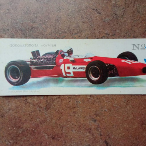 Loumidis McLaren BRM No3 collectible card