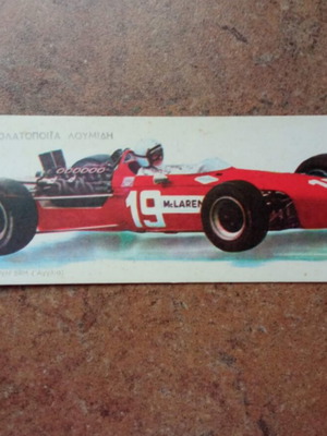 Loumidis McLaren BRM No3 collectible card