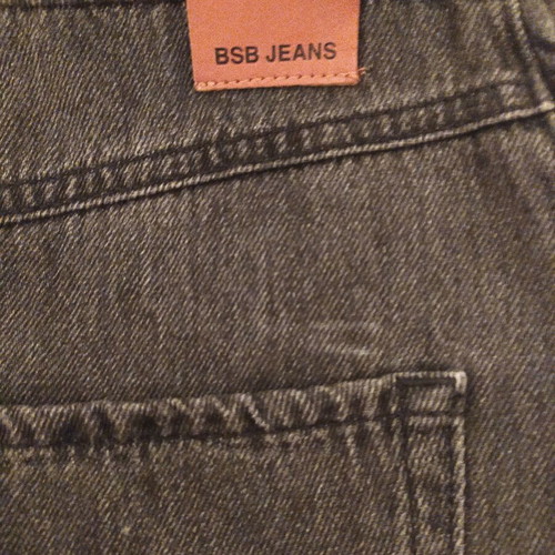 BSB denim skirt like new, black gray, small, knee length