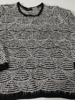 Bexleys women's sweater used, XXL, white-black