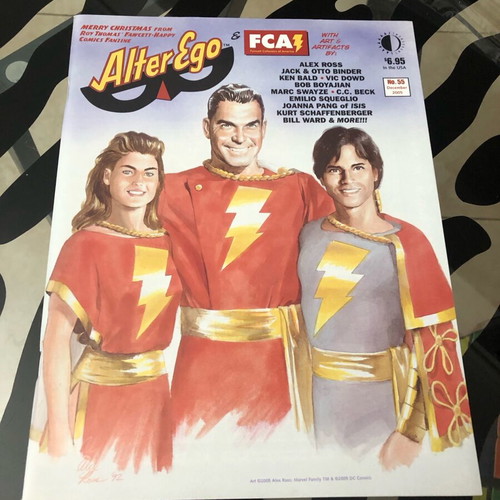 Alter Ego Magazine 55 like new, Alex Ross, Shazam, Captain Marvel, Liberty Belle