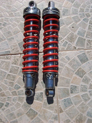 Suzuki GS 650 Katana and GS 550 shock absorbers used, genuine and very good