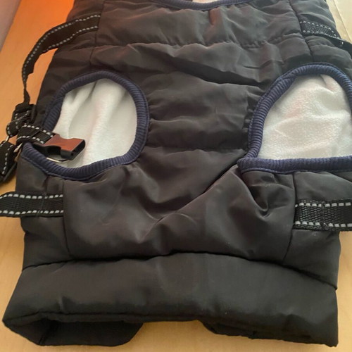 Dog jacket new with fleece lining for 8-15 kg dogs