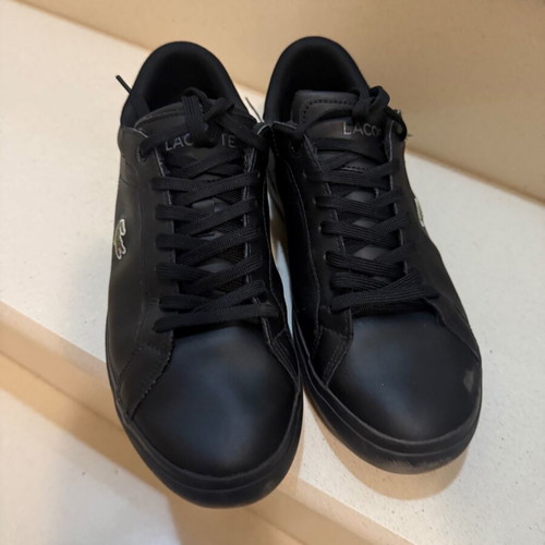 Lacoste casual shoes size 42 used, black